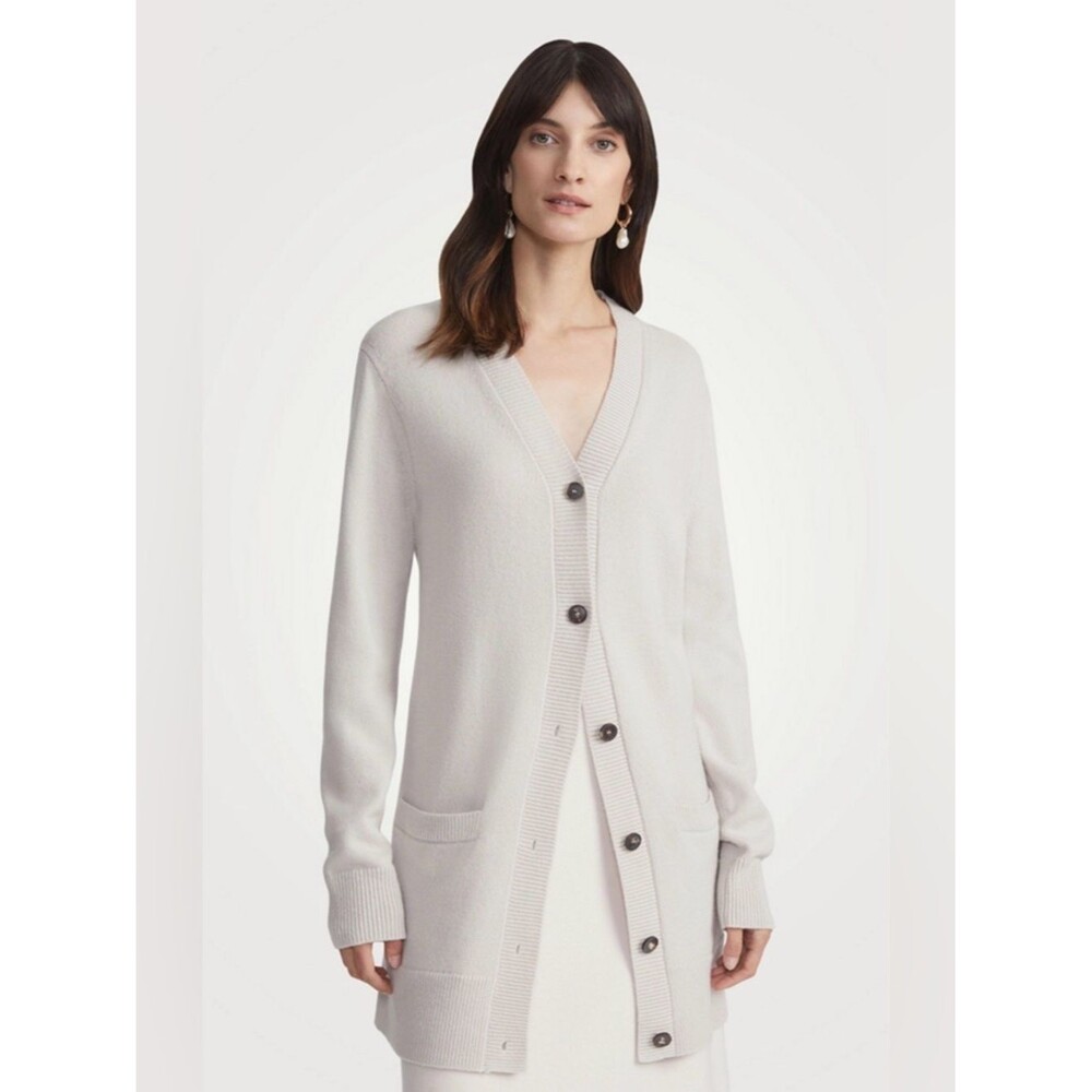 LAFAYETTE 148 NEW YORK Wool Cashmere Cardigan Size L